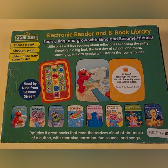 New Sesame Street Stories To Grow On. Children’s Electronic Reading helper - Picture 2 of 4